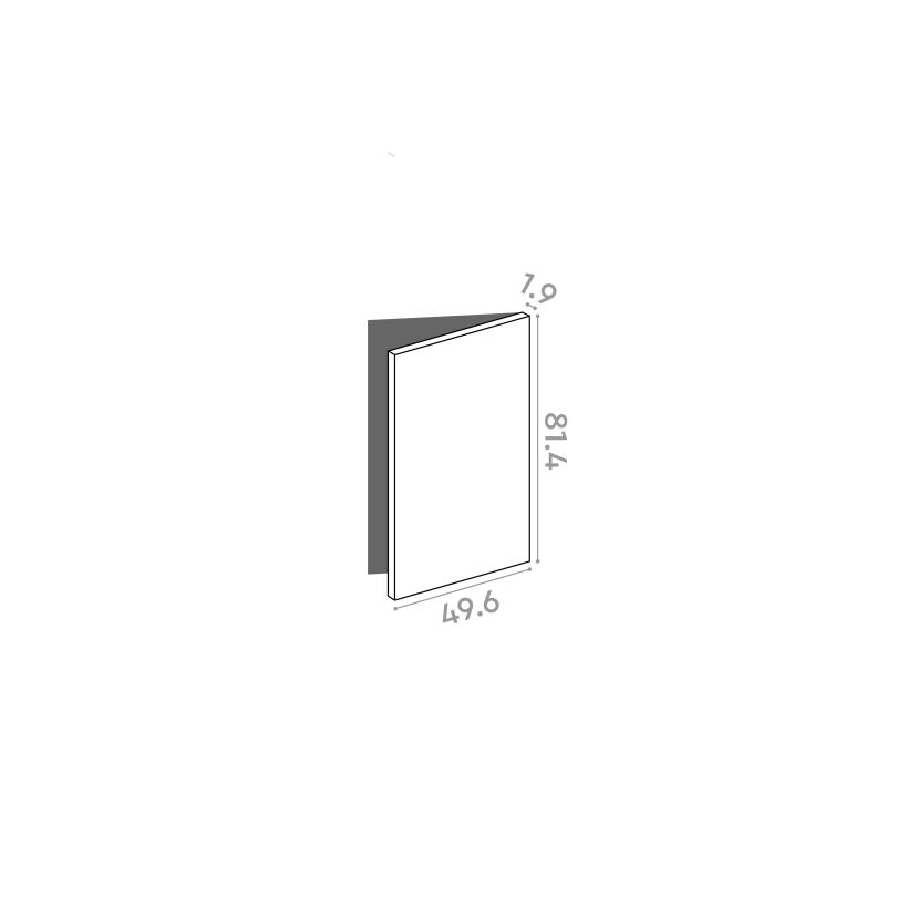 Door 50x81cm - right-hand hinges