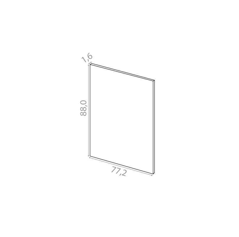 Cover panel 77x88cm