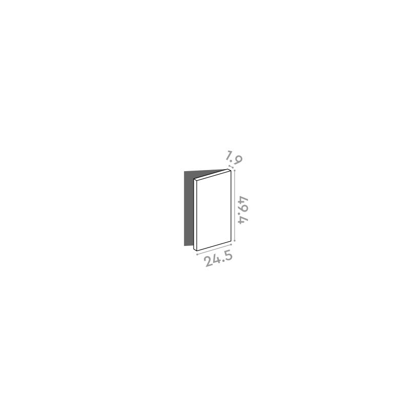 Door 25x50cm - right-hand hinges