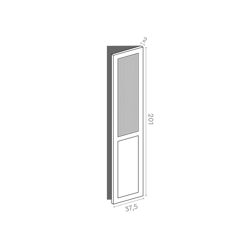 Porte 37.5x201cm - charnières à droite