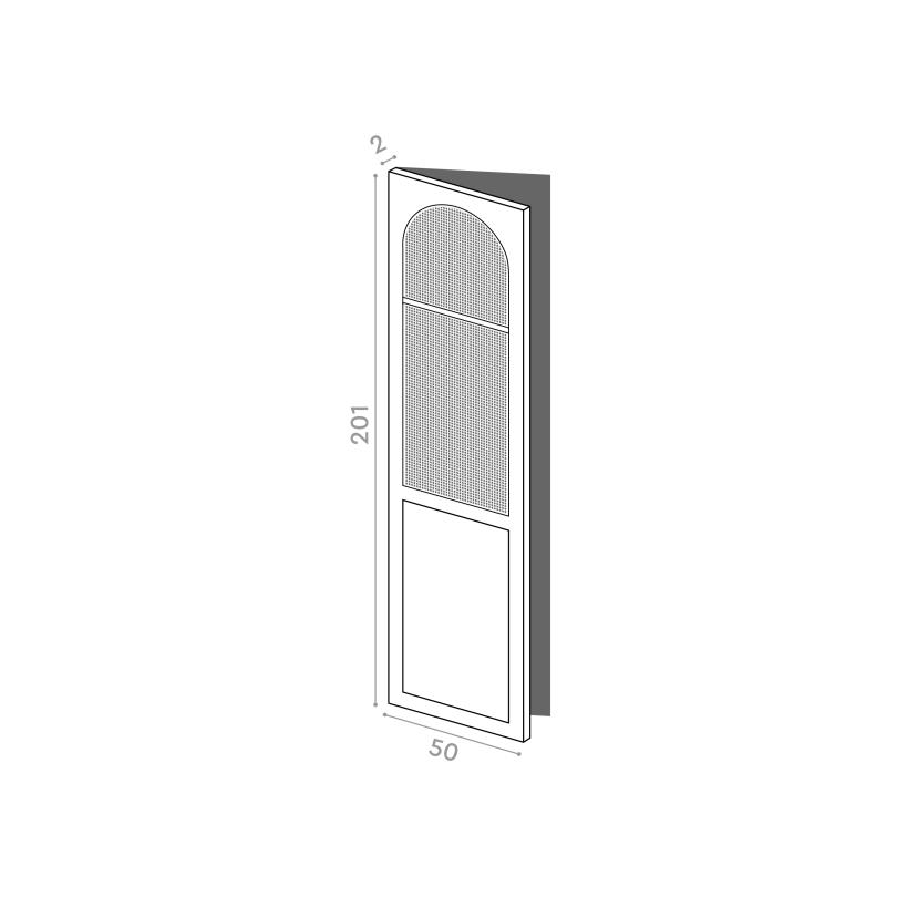 Tür 50x201cm - linke Scharniere