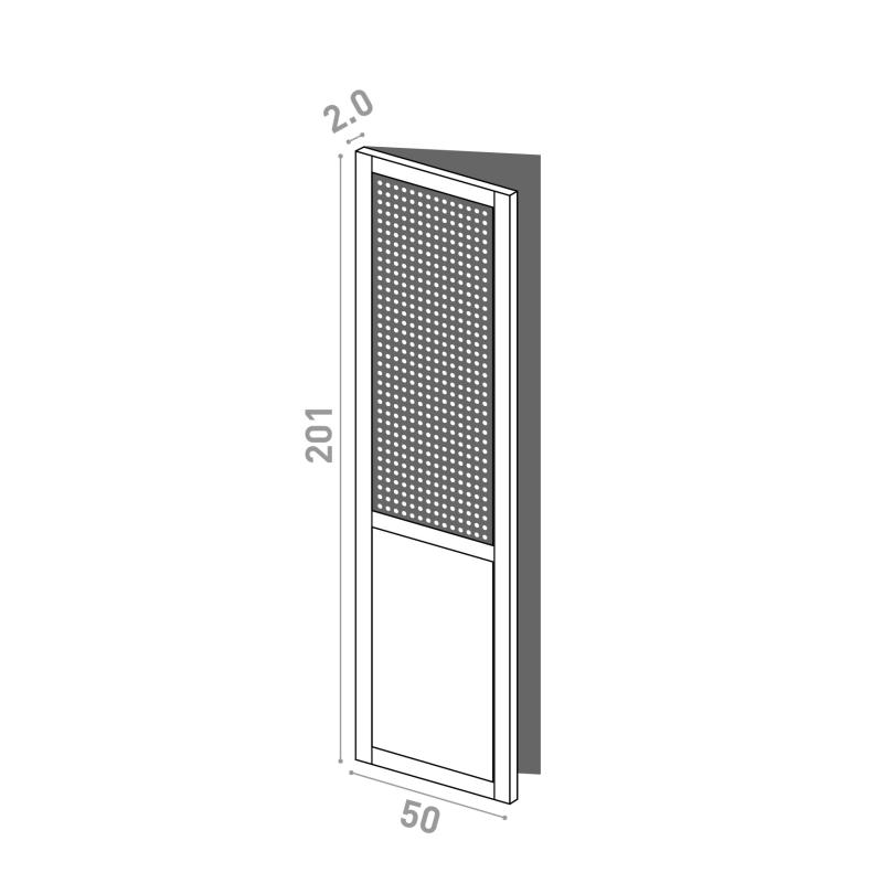 Tür 50x201cm - linke Scharniere