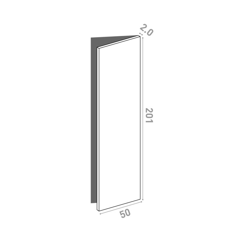 Door 50x201cm - right-hand hinges