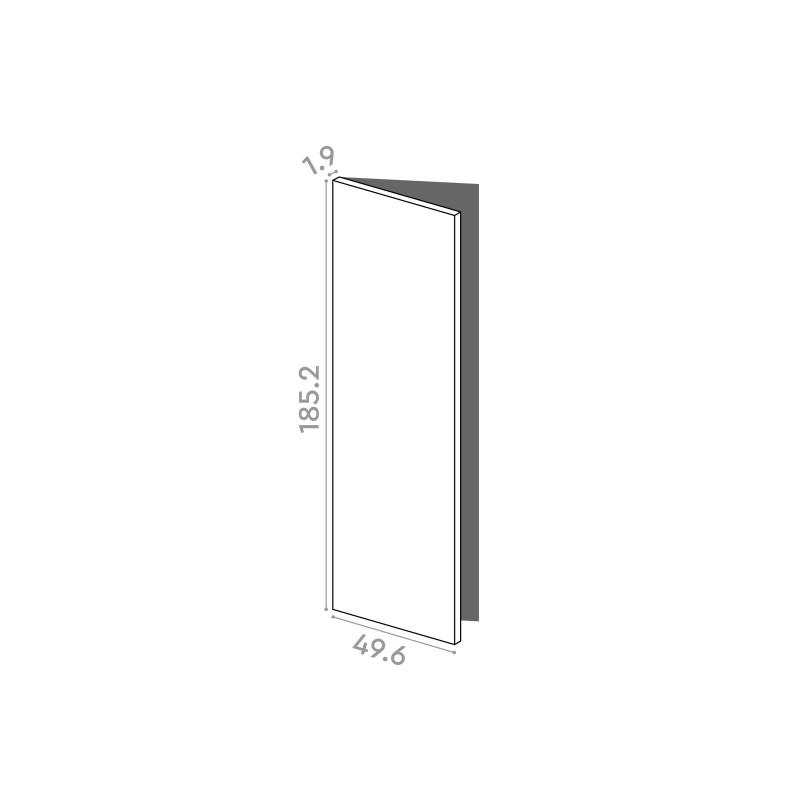 Door 50x185cm - left-hand hinges