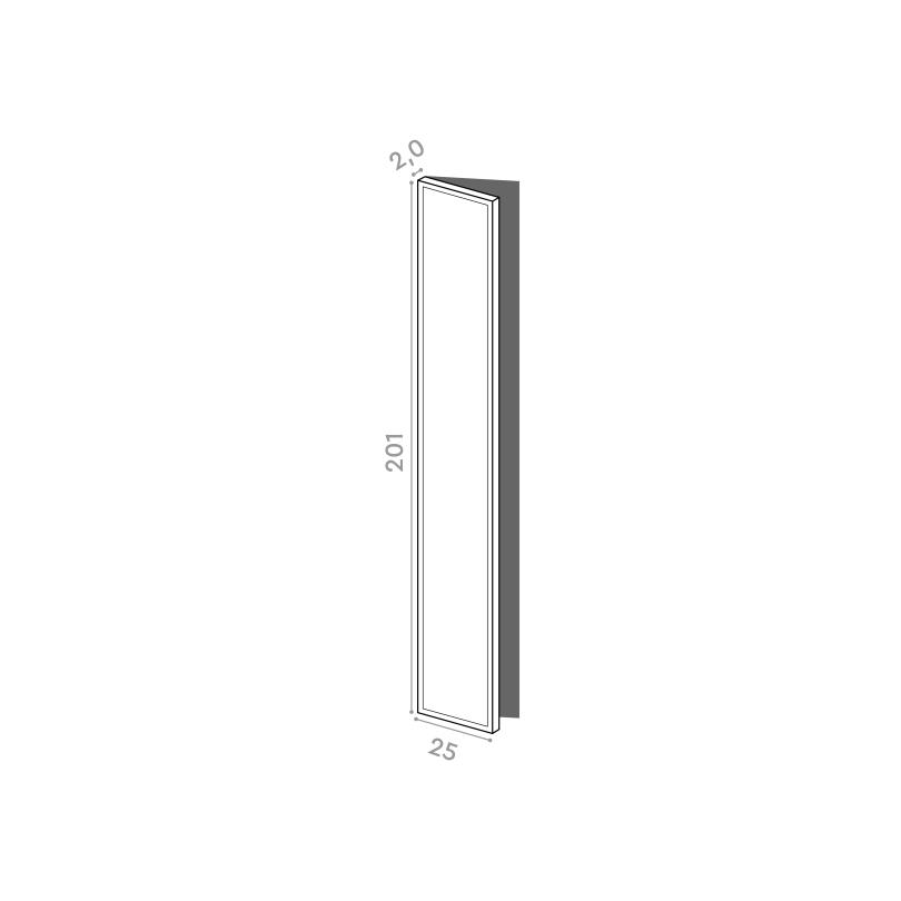 Porte 25x201cm - charnières à gauche