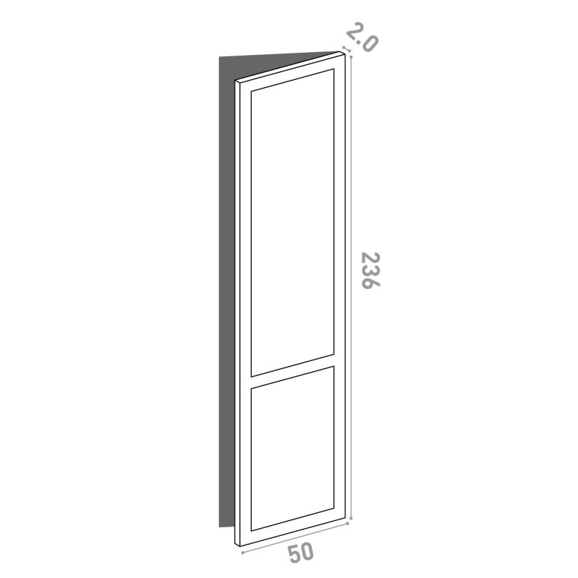 Porte 50x236cm - charnières à droite