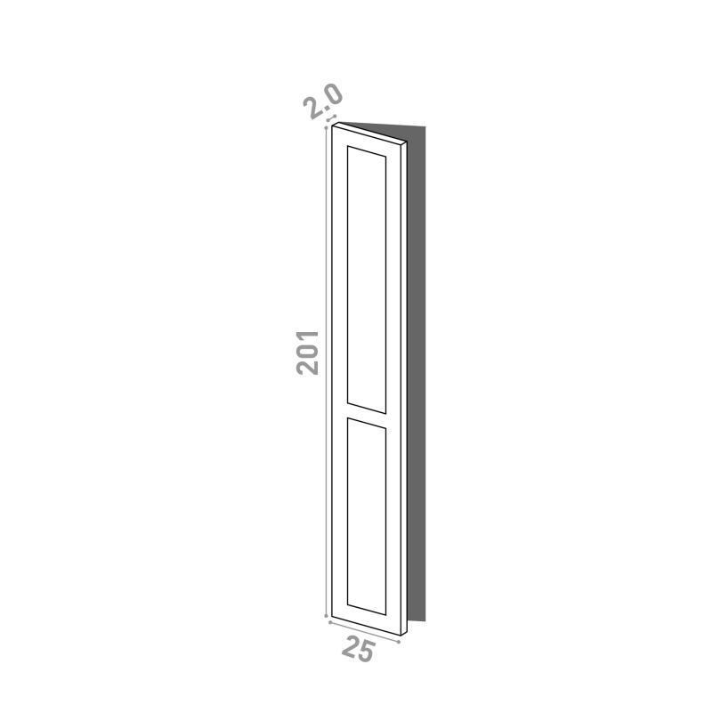 Porte 25x201cm - charnières à gauche