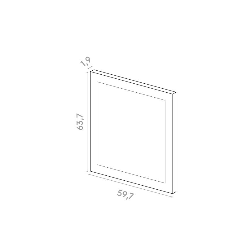 Porte 60x64cm