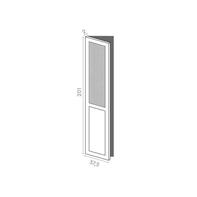 Porte 37.5x201cm - charnières à gauche
