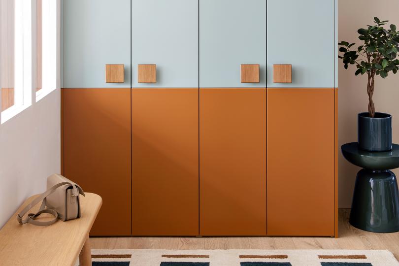 Tür 25x153cm - linke Scharniere