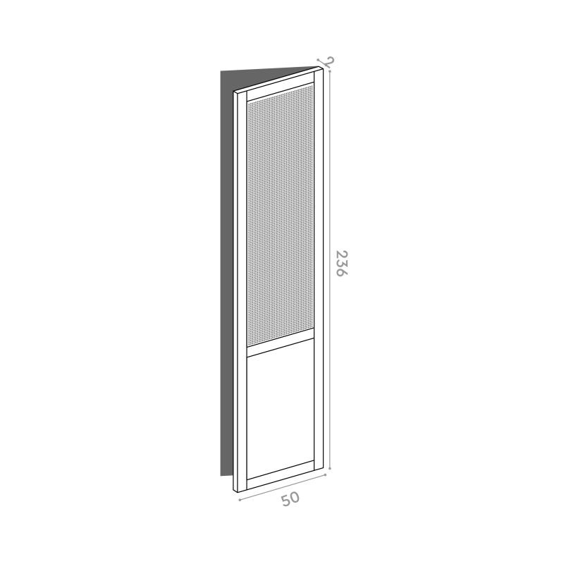 Porte 50x236cm - charnières à droite