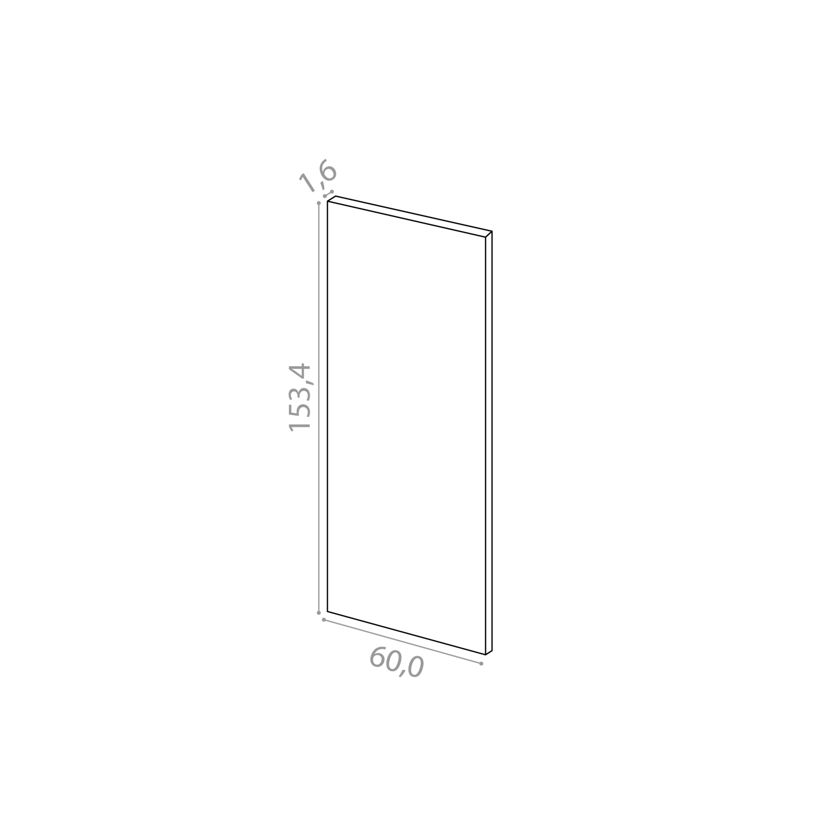 Cover panel 60x153cm | Plum Living
