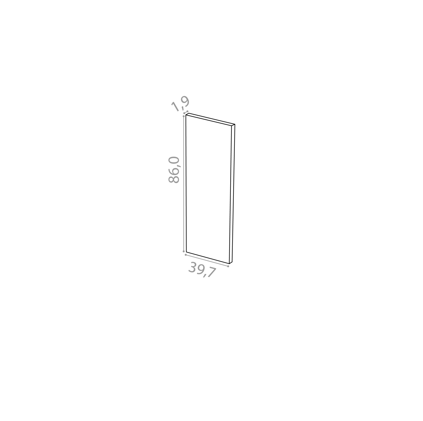 Cover panel 39x86cm | Plum Living