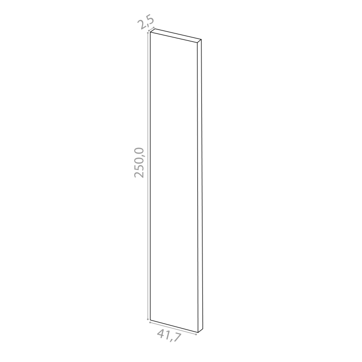 Cover panel 41x250cm | Plum Living