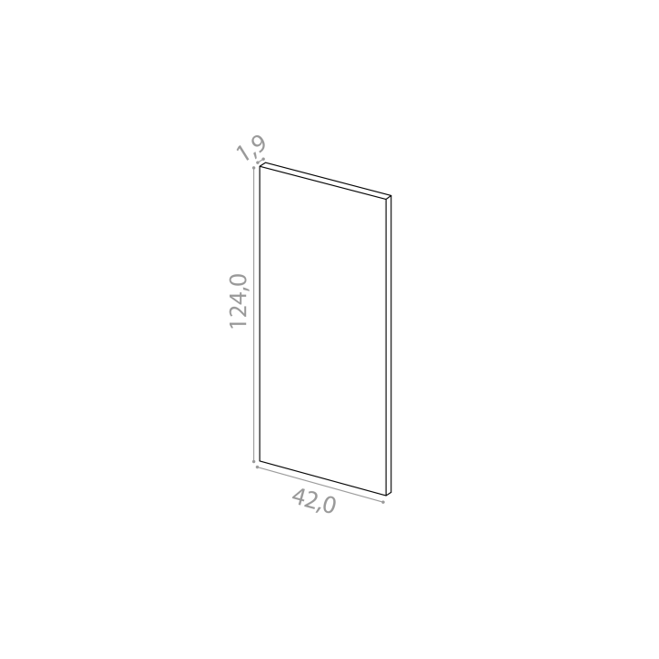Cover panel 42x124cm | Plum Living