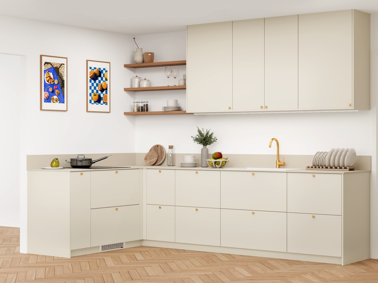 plum living Küche Beige 05 - Ivoire