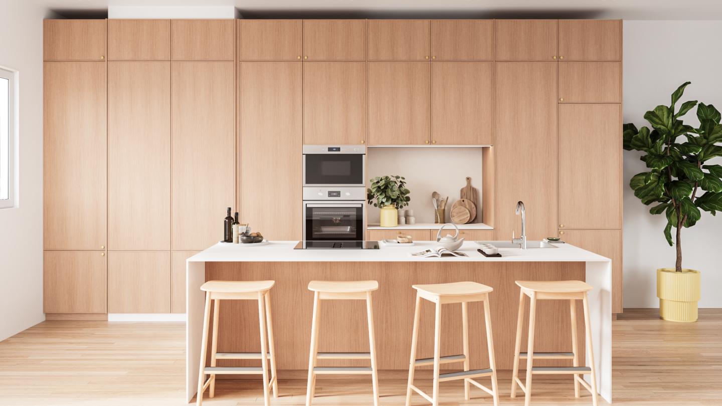plum living Kitchen Natural Oak