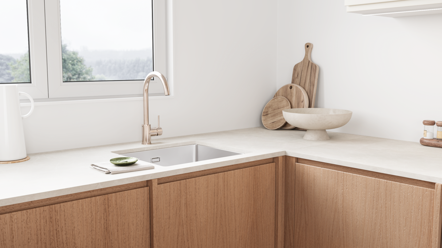 plum living Kitchen Natural Oak, Beige 05 - Ivoire