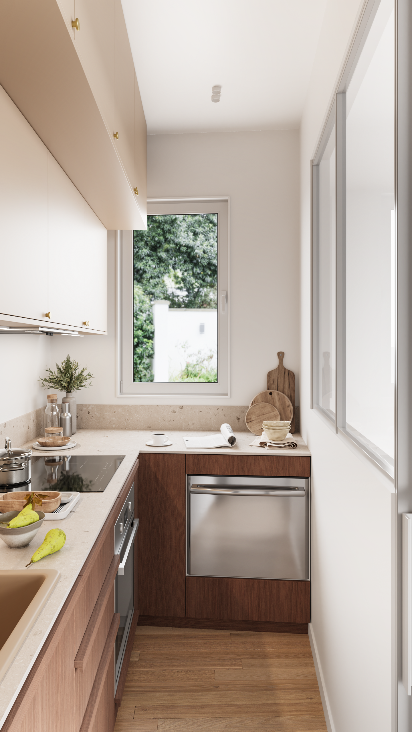 plum living Cuisine Noyer naturel, Moka