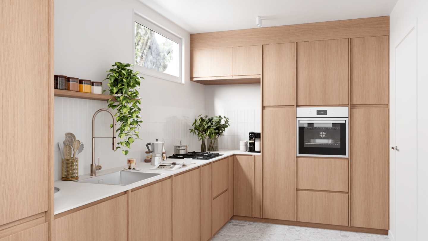 plum living Kitchen Natural Oak