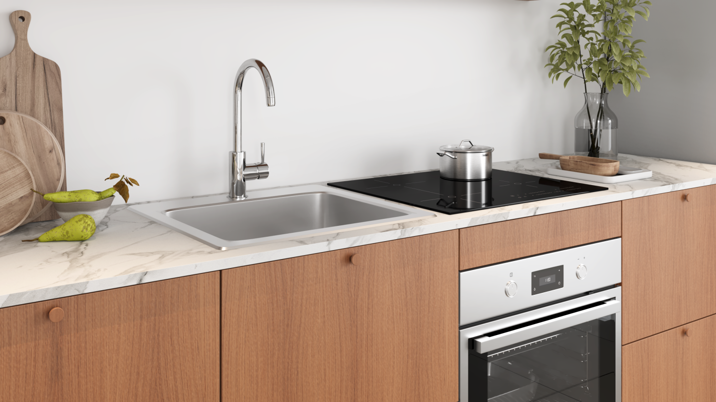 plum living Kitchen Honey oak