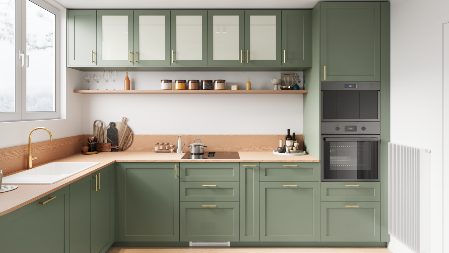 plum living Kitchen Green 03 - Vert de gris