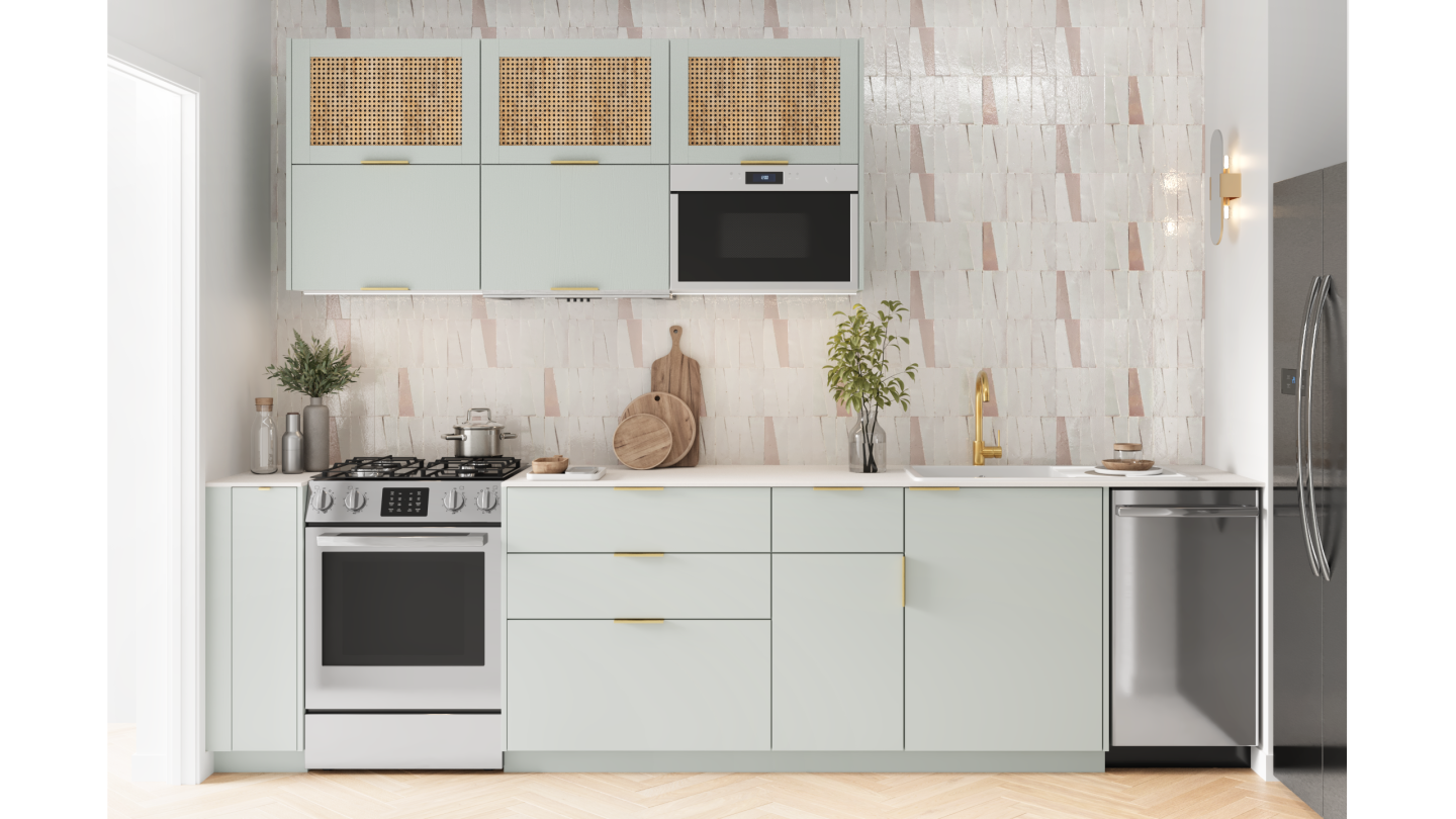 plum living Kitchen Green 01 - Amandier grisé