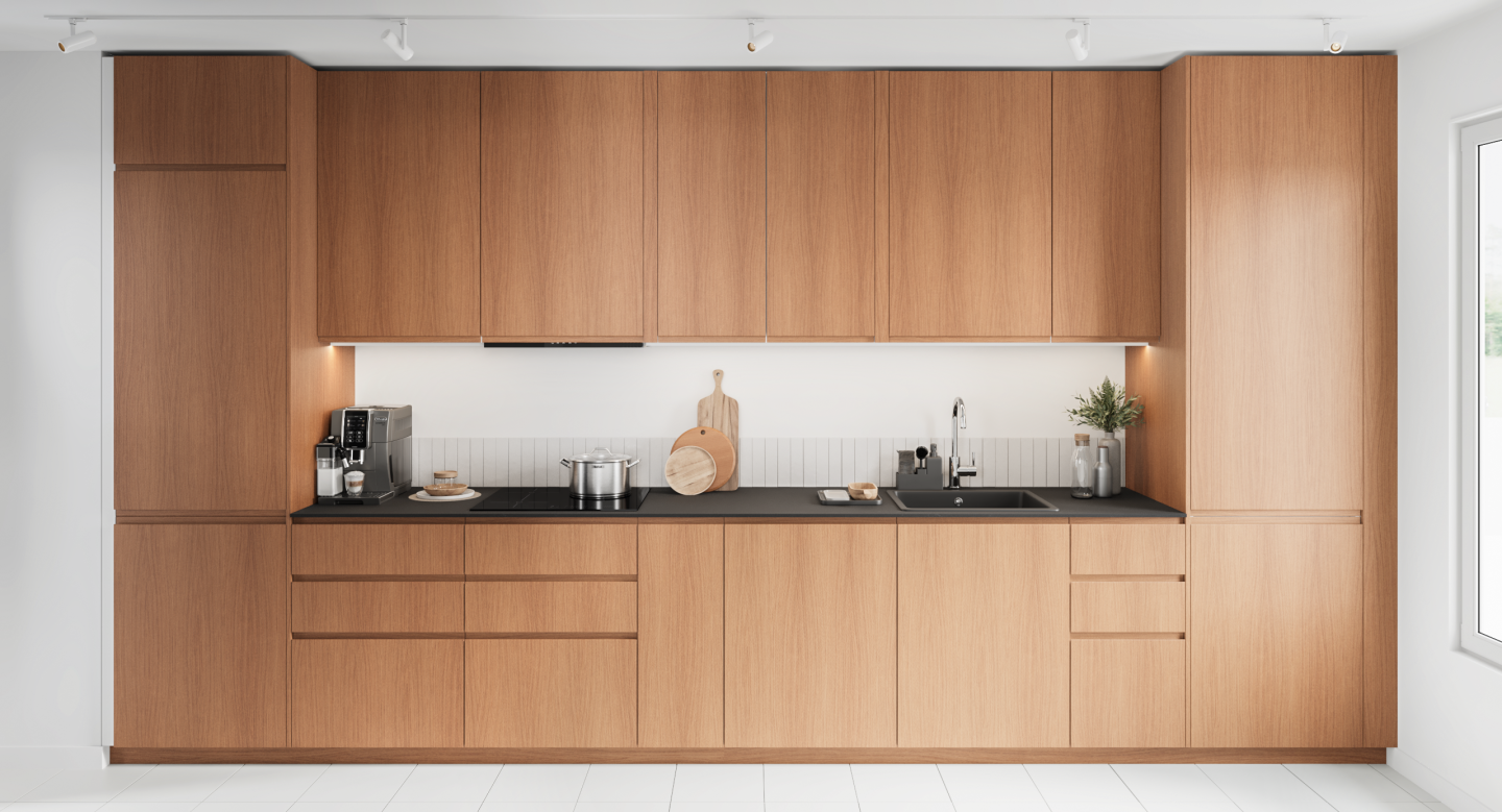 plum living Küche Honig Eiche