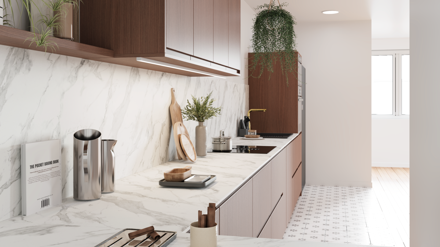 plum living Cuisine Noyer naturel