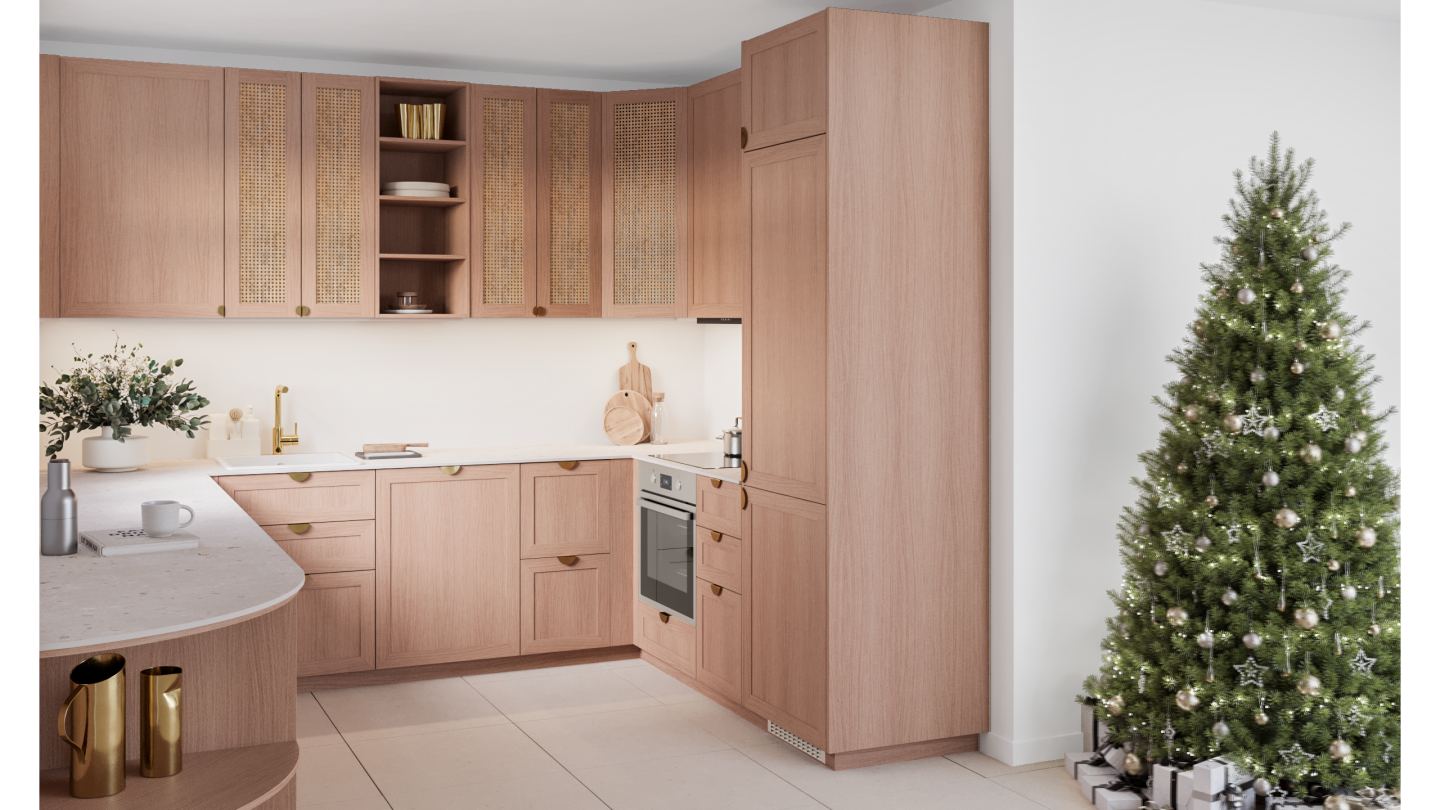 plum living Kitchen Natural Oak