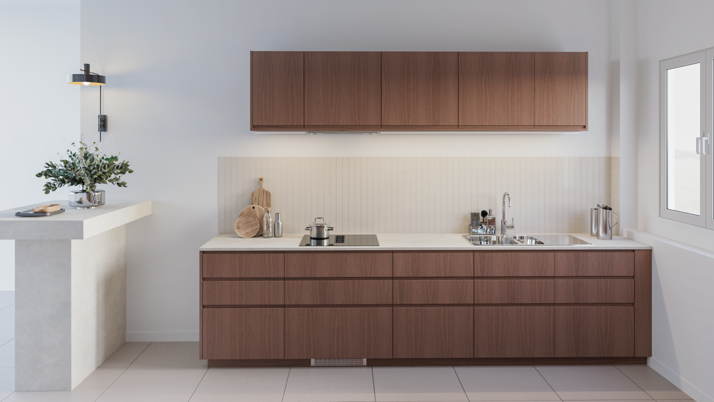 plum living Kitchen Natural Walnut