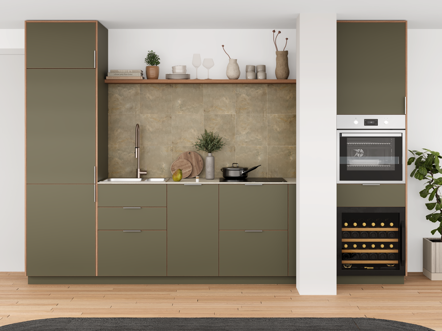 plum living Kitchen Green 12 - Moss