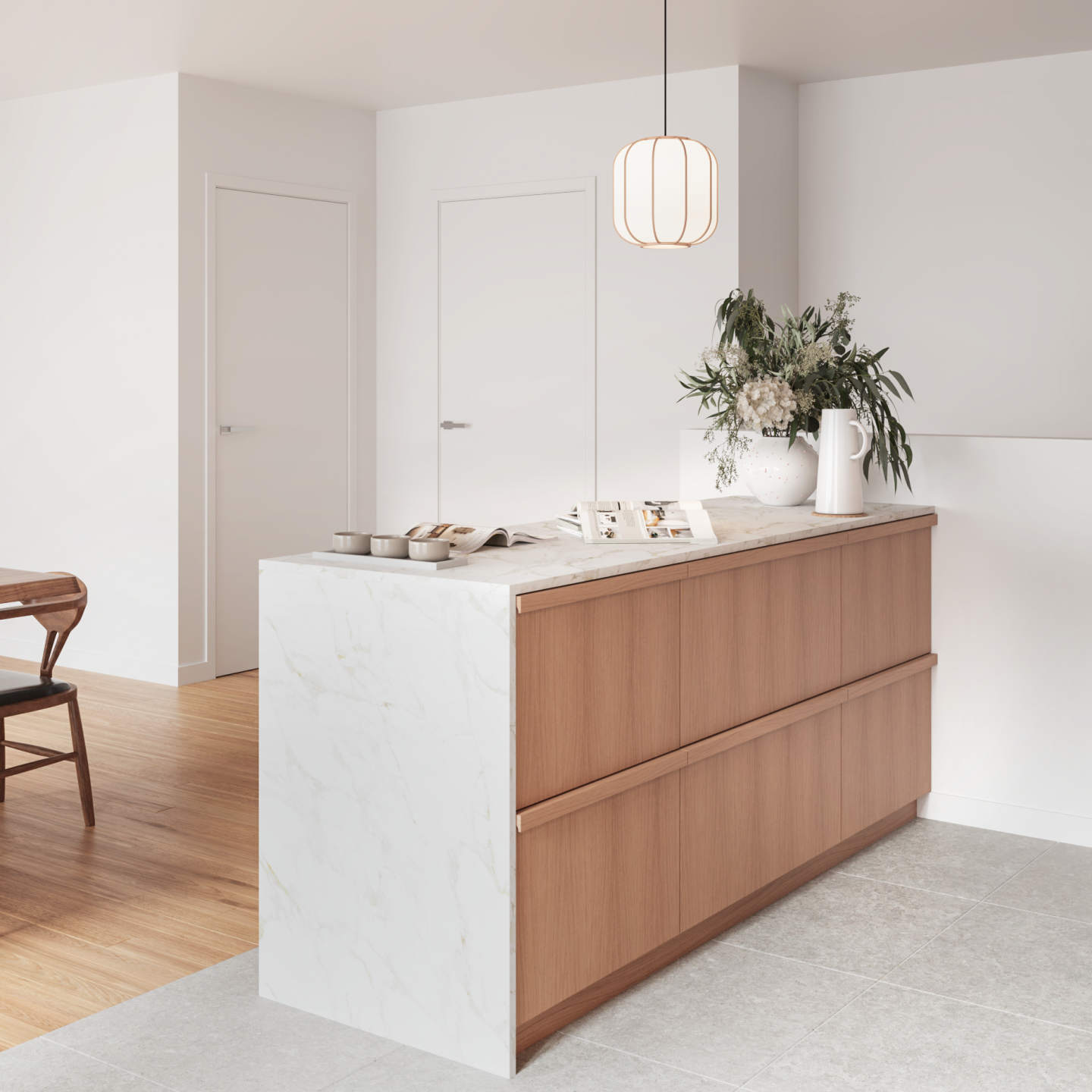 plum living Kitchen Natural Oak