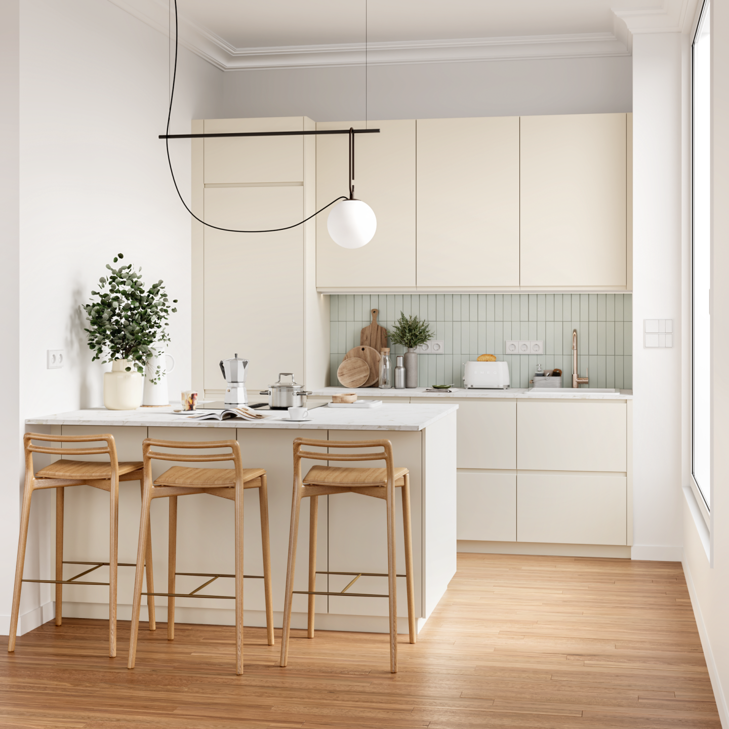 plum living Kitchen Beige 05 - Ivoire