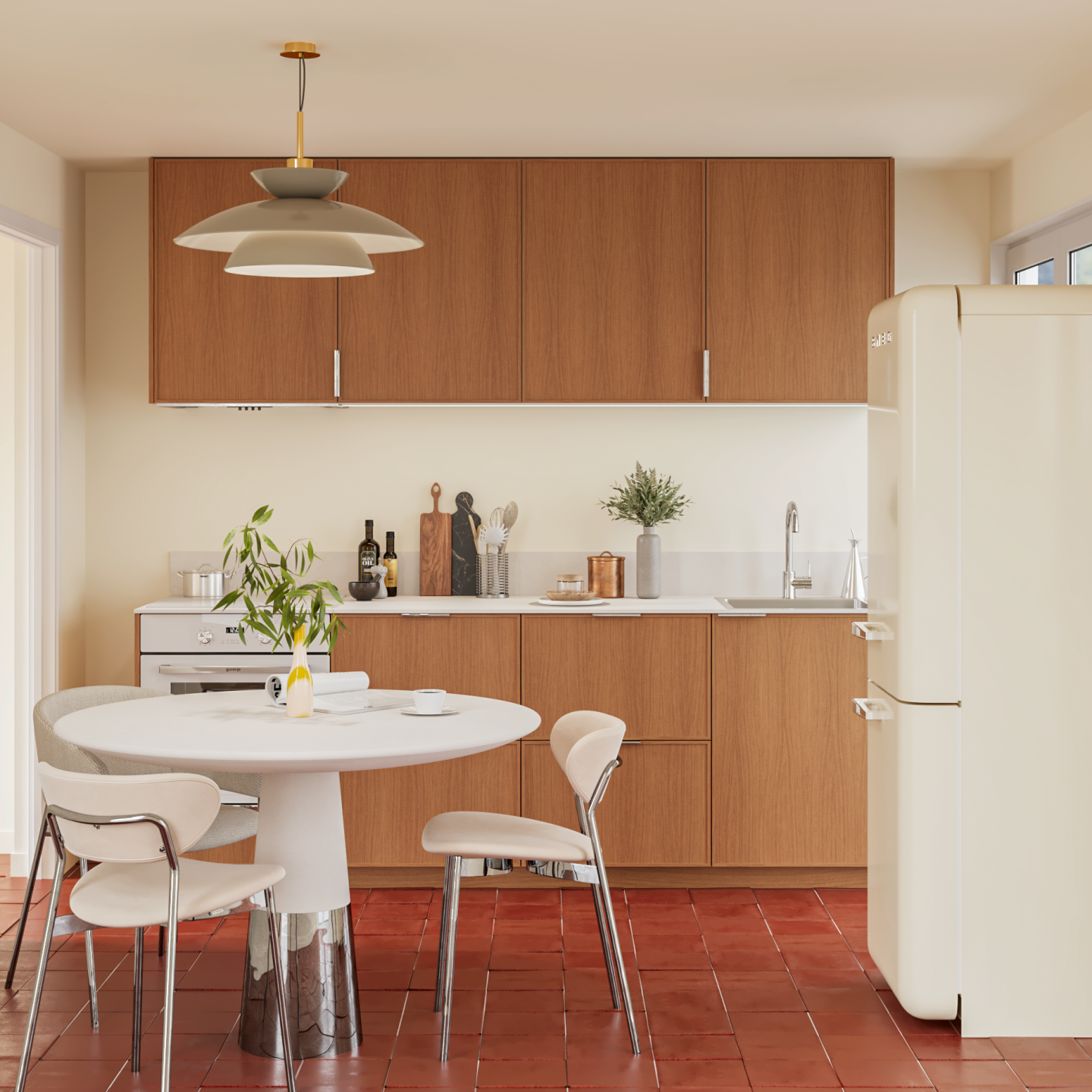 plum living Küche Honig Eiche