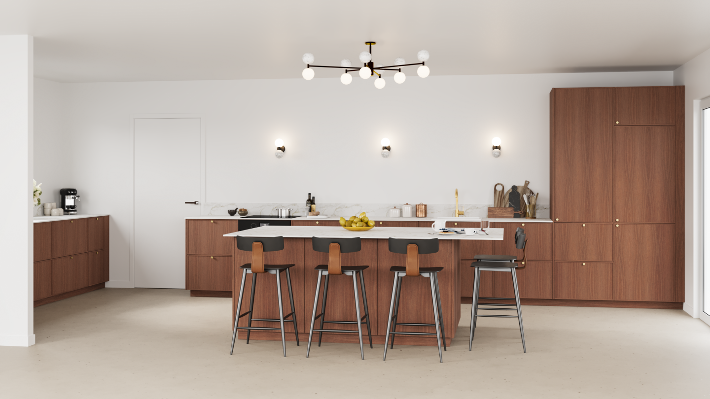 plum living Cuisine Noyer naturel