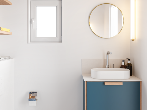 plum living Bathroom Blue 08 - Baltic