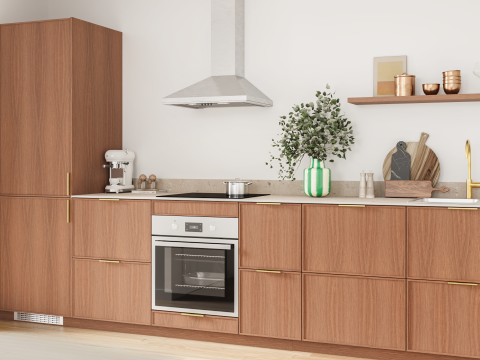 plum living Cuisine Noyer naturel