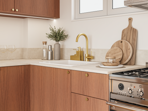 plum living Cuisine Noyer naturel