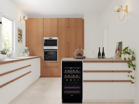 plum living Kitchen Natural Oak, White 01 - Blanc pur