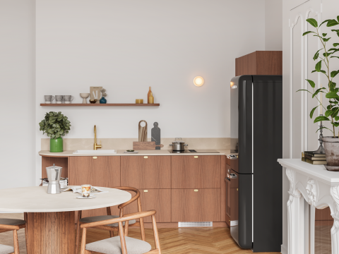 plum living Cuisine Noyer naturel