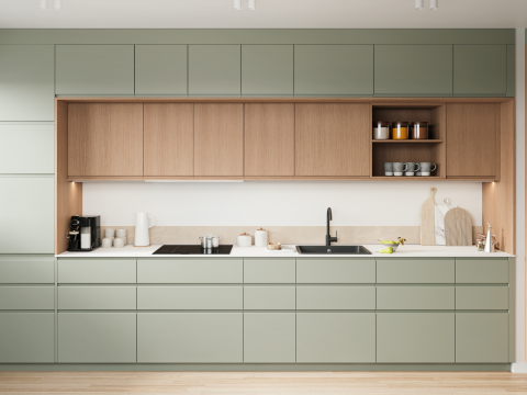 plum living Cuisine Chêne naturel, Stone