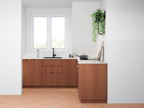 plum living Cuisine Noyer naturel