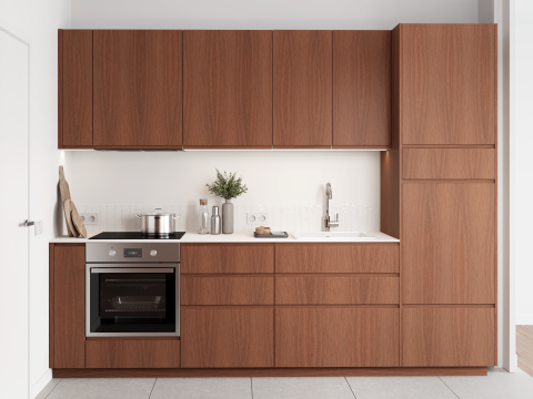 plum living Cuisine Noyer naturel