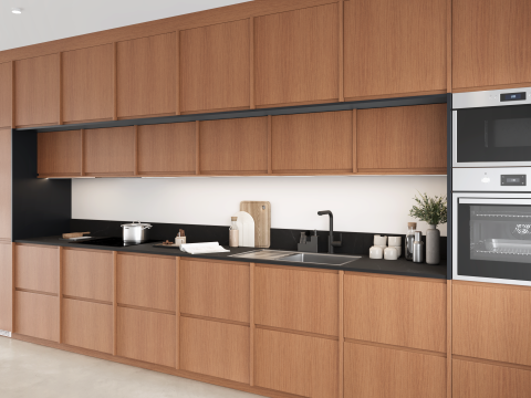 plum living Küche Walnuss Natur