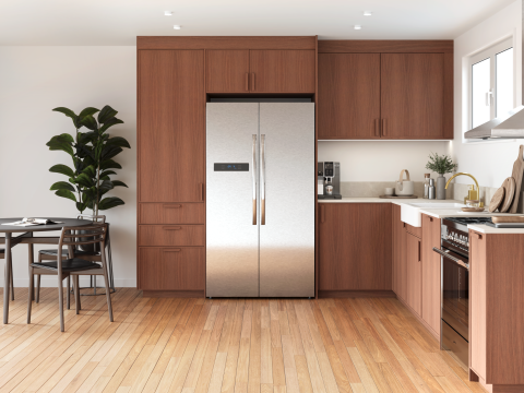 plum living Kitchen Natural Walnut