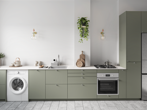 plum living Kitchen Green 05 - Stone