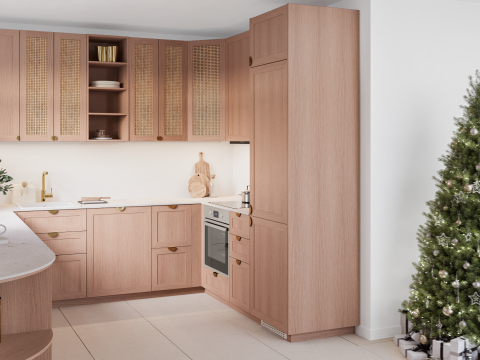 plum living Kitchen Natural Oak