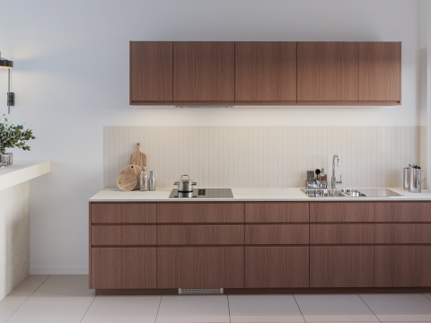 plum living Kitchen Natural Walnut