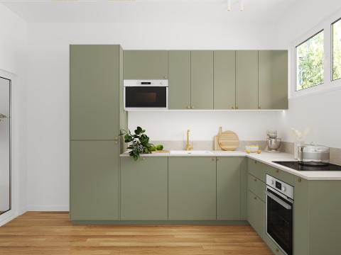 plum living Kitchen Green 05 - Stone
